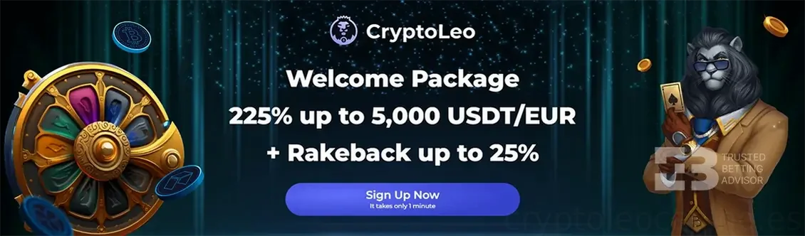 CryptoLeo Casino Más de 5.000 juegos